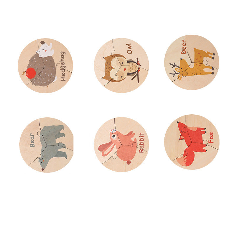 Wooden Puzzles Toddler Sensory Toys