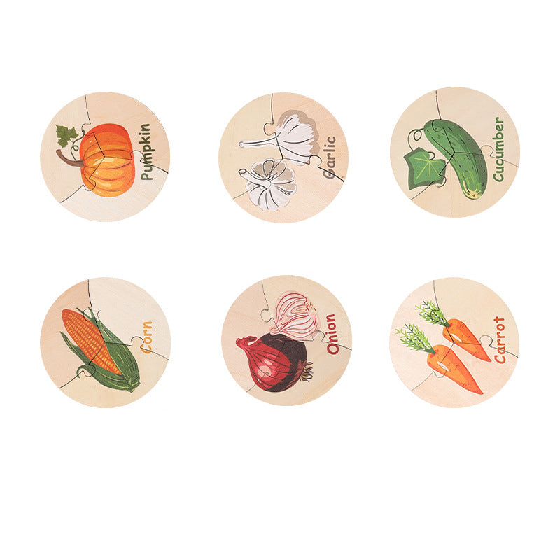 Wooden Puzzles Toddler Sensory Toys