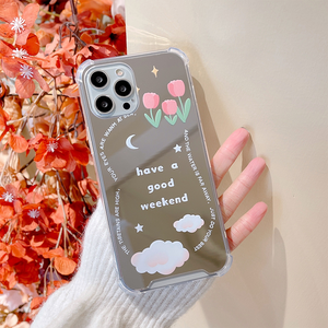Clouds Tulip Anti-drop Phone Case