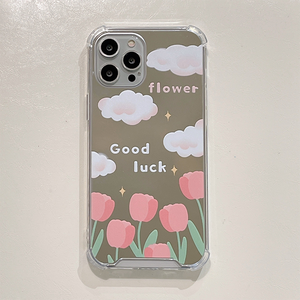 Clouds Tulip Anti-drop Phone Case