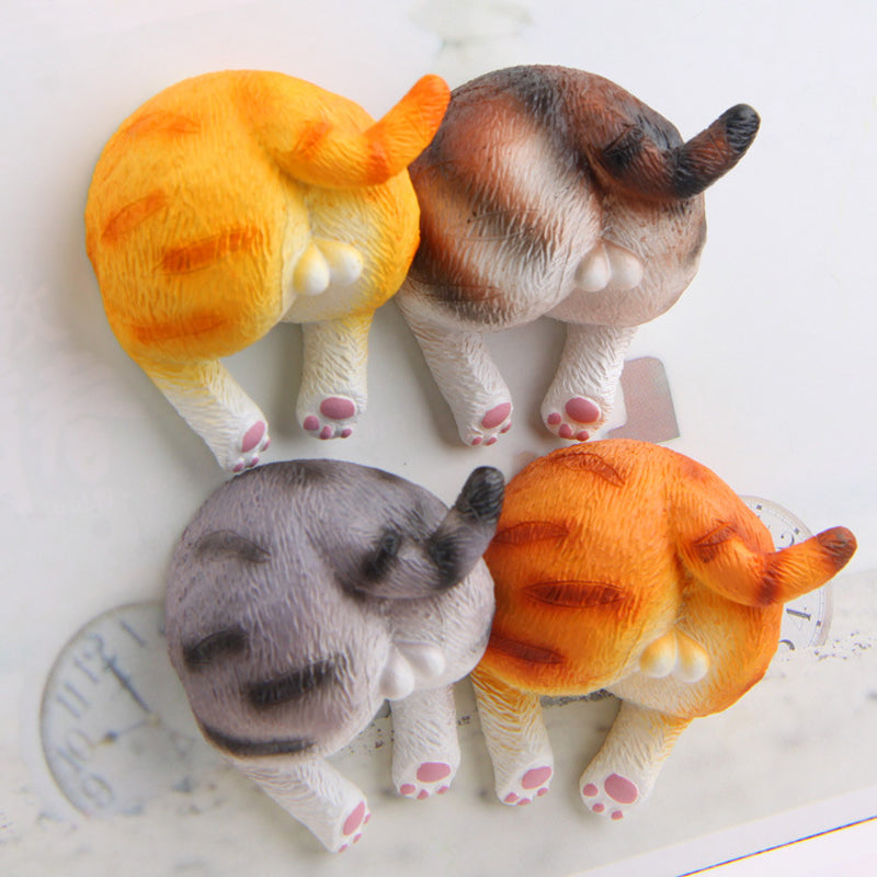 Cute Cat Butt Refrigerator Magnets