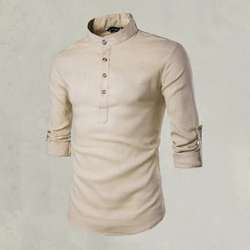 Madrid Roll-up Linen Shirt