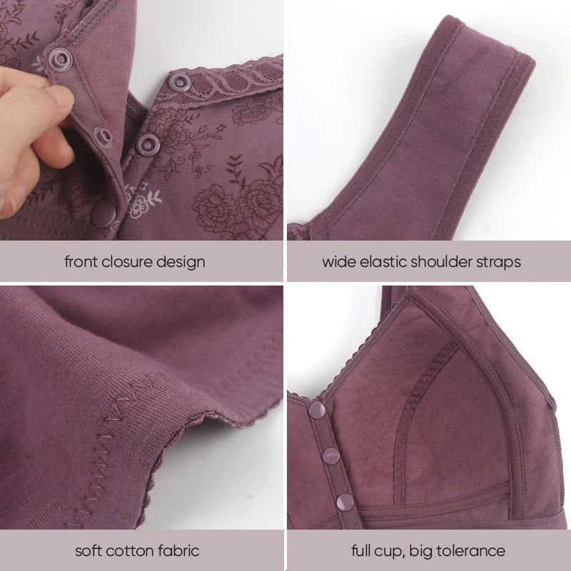 Cotton Front Closure Bra