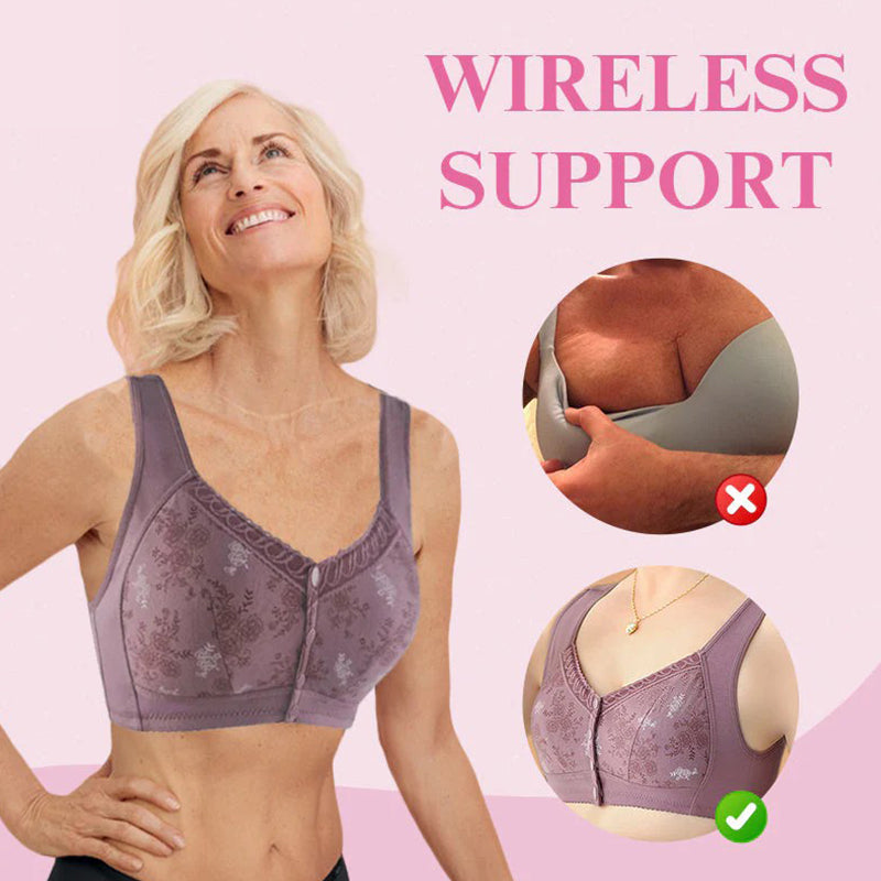 Cotton Front Closure Bra