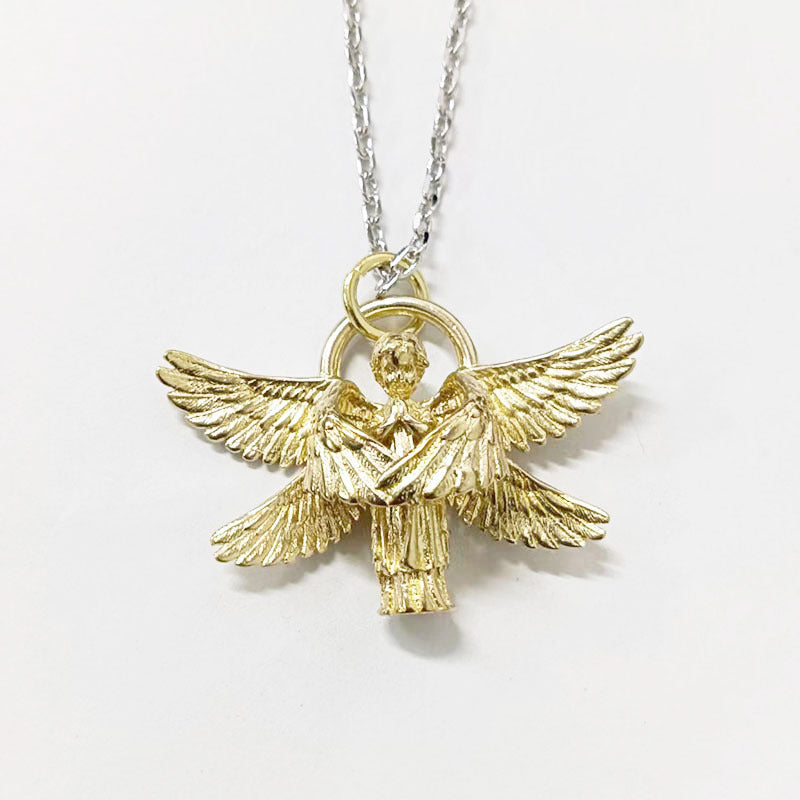 Seraphim Angel Wings Amulet Pendant Necklace