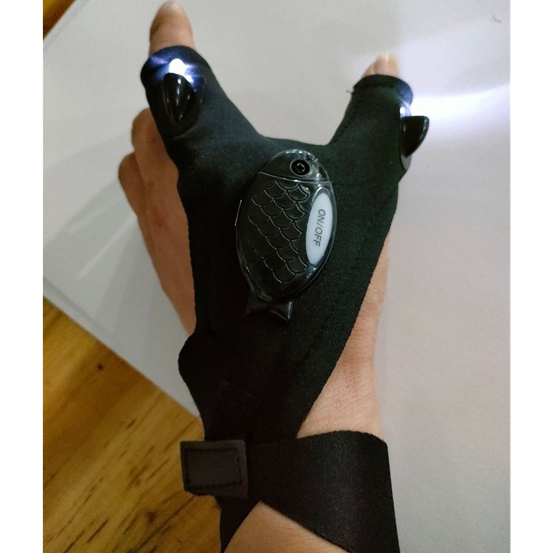 LED Gloves with Waterproof Lights