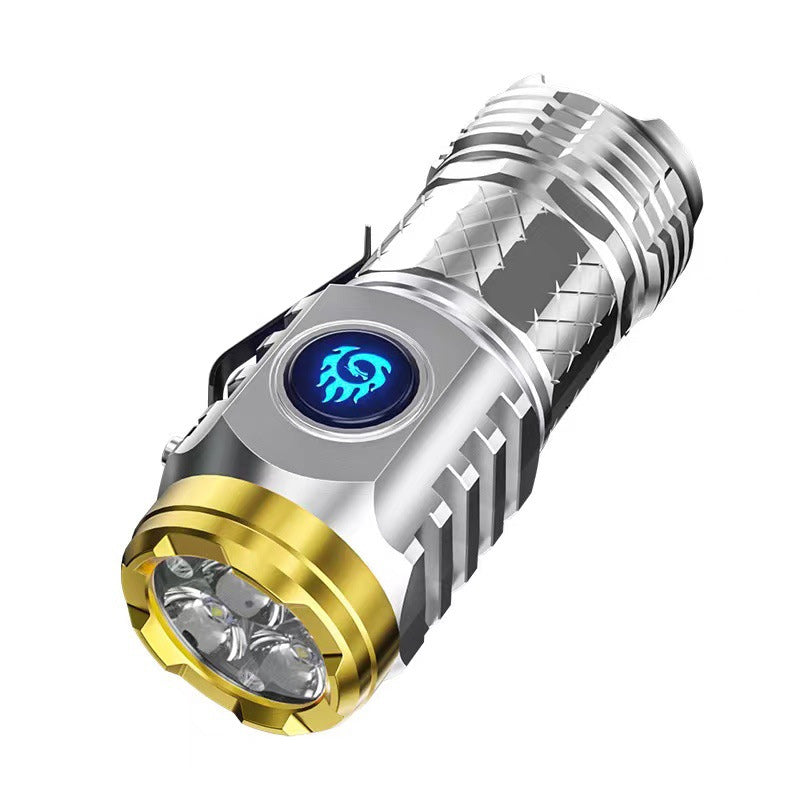 Portable Three-eyed monster mini flashlight