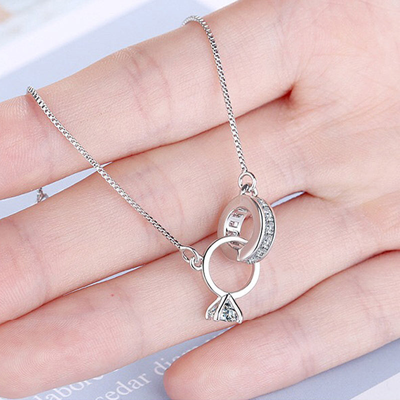 Unique Design Interlocking Rings Bracelet