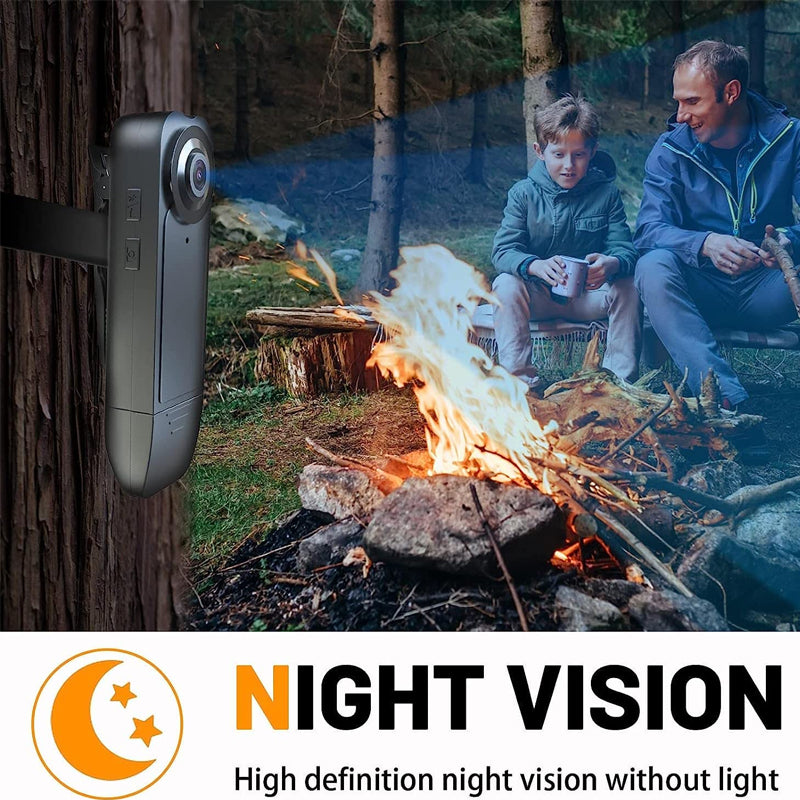 HD 1080P Night Vision Motion Clip Camcorder Wearable Camera