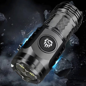 Portable Three-eyed monster mini flashlight