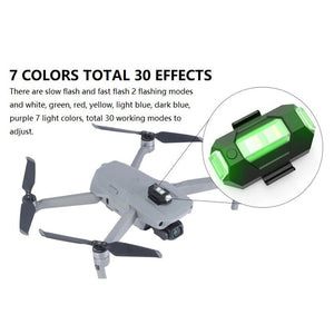 7 Colors LED Aircraft Strobe Lights & USB Charging