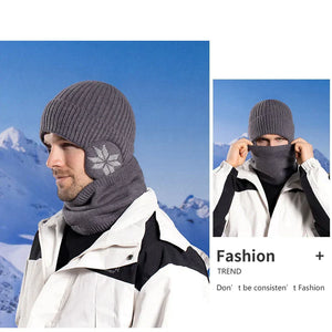 Comfybear Winter Beanie Hat Scarf Sets Warm Knit Hat