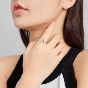 Sterling Silver Cat Earrings And Ring