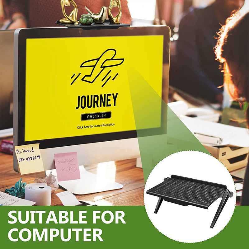 Adjustable TV Computer Top Storage Shelf