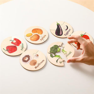 Wooden Puzzles Toddler Sensory Toys
