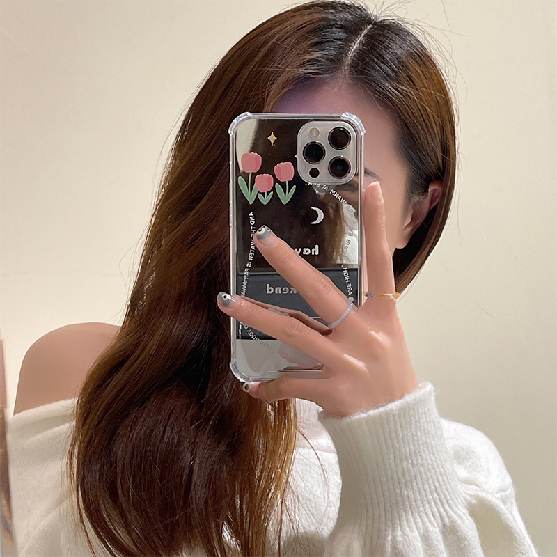 Clouds Tulip Anti-drop Phone Case