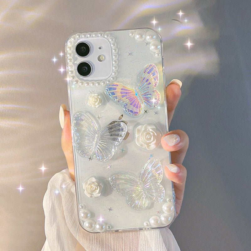 Vintage 3D Butterfly iPhone Case