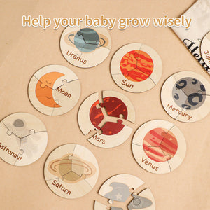 Wooden Puzzles Toddler Sensory Toys