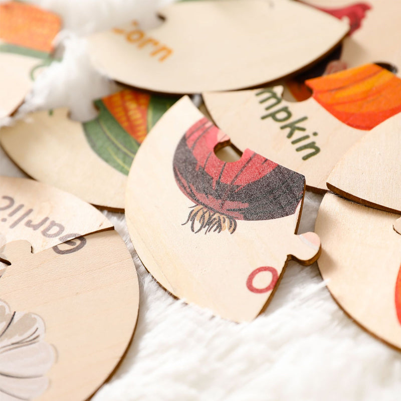 Wooden Puzzles Toddler Sensory Toys