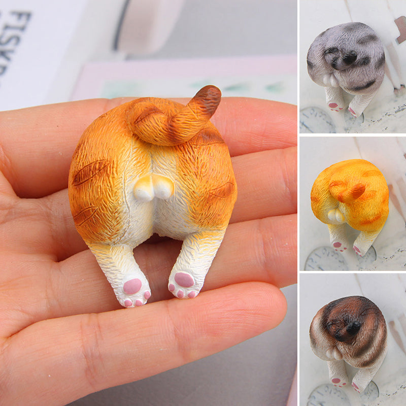 Cute Cat Butt Refrigerator Magnets