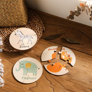 Wooden Puzzles Toddler Sensory Toys