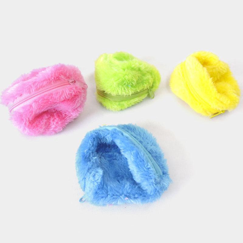 Pet Electric Ball Toy with Plush Cover（With a four-color outer sheath）