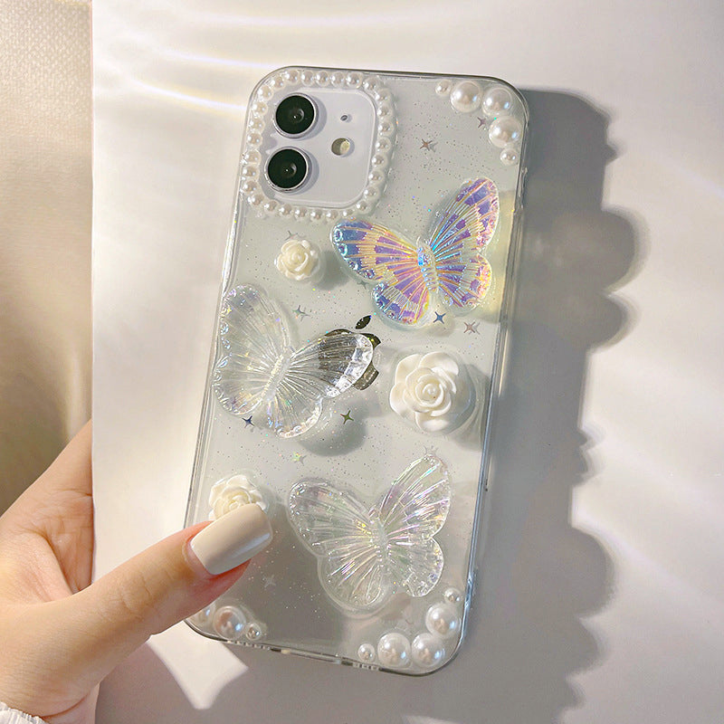 Vintage 3D Butterfly iPhone Case