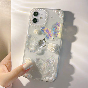 Vintage 3D Butterfly iPhone Case