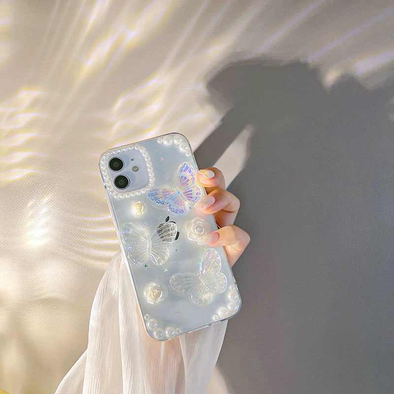 Vintage 3D Butterfly iPhone Case
