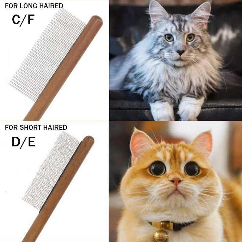 Solid Wood Pet Comb