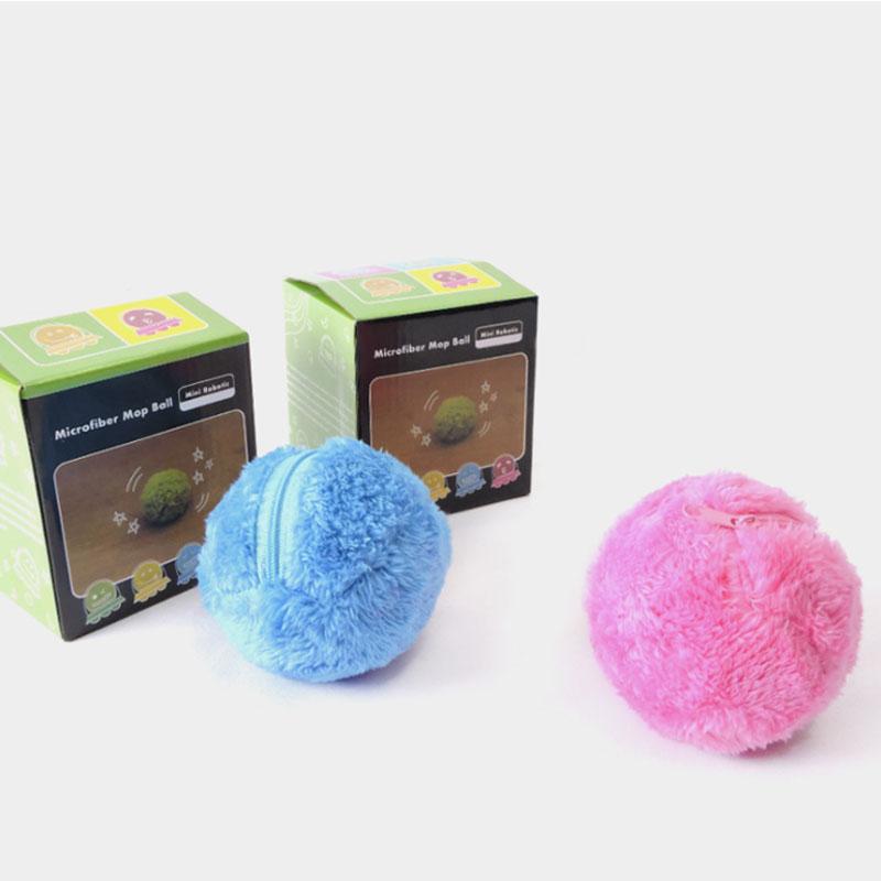 Pet Electric Ball Toy with Plush Cover（With a four-color outer sheath）