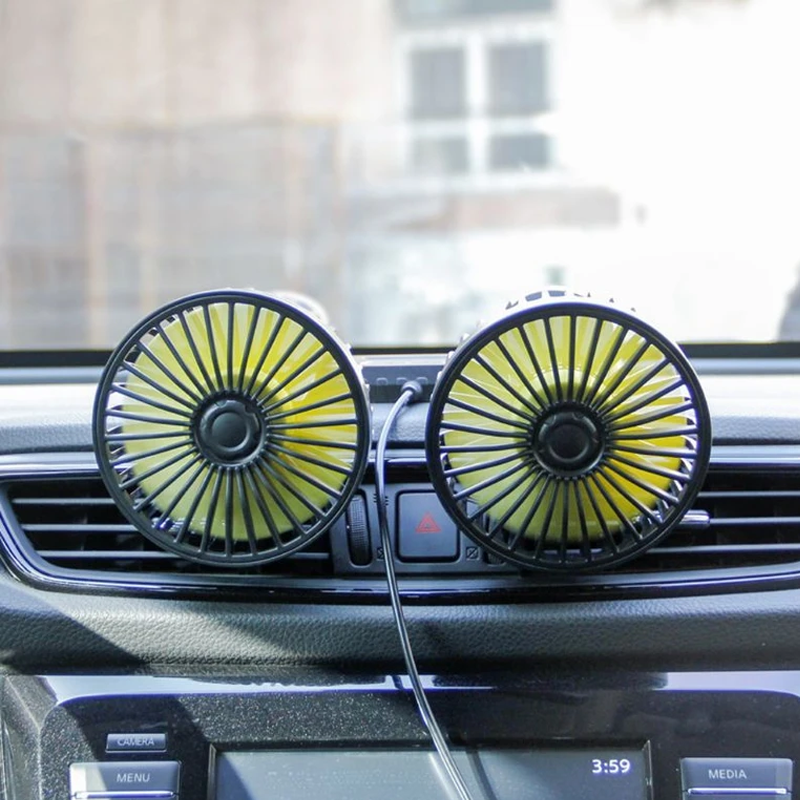 Universal Adjustable USB Dual Fan