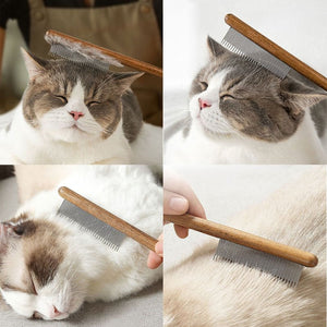 Solid Wood Pet Comb