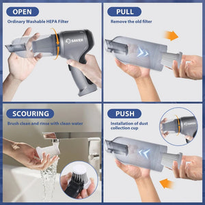 Upgraded Multifunctional Mini 3 in 1 Vacuum Cleaner