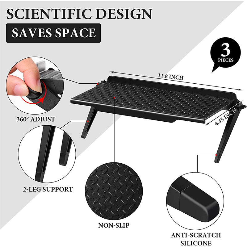 Adjustable TV Computer Top Storage Shelf