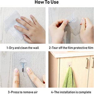 Heavy Duty Self Adhesive Hooks