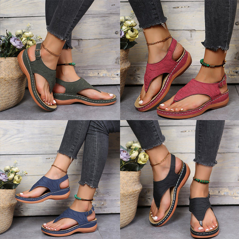 Casual Comfort Wedge Sandals