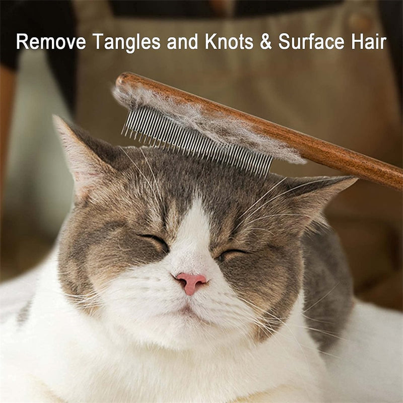 Solid Wood Pet Comb