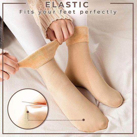 Colorful Thickening Winter Soft Velvet Snow Socks