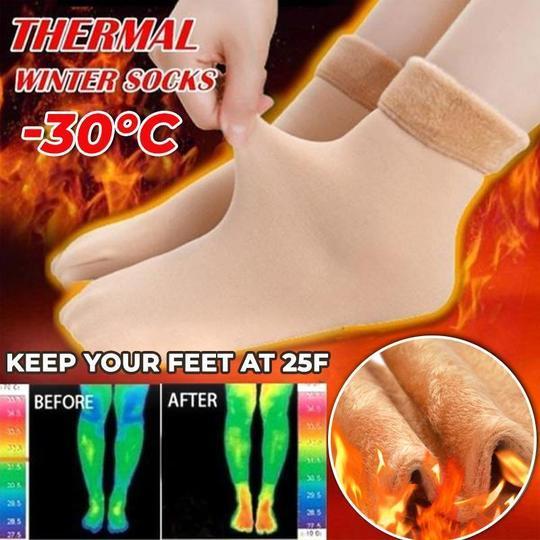 Colorful Thickening Winter Soft Velvet Snow Socks