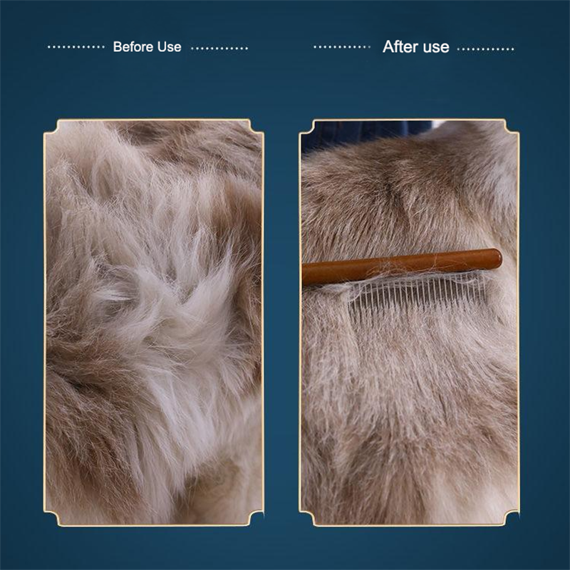 Solid Wood Pet Comb