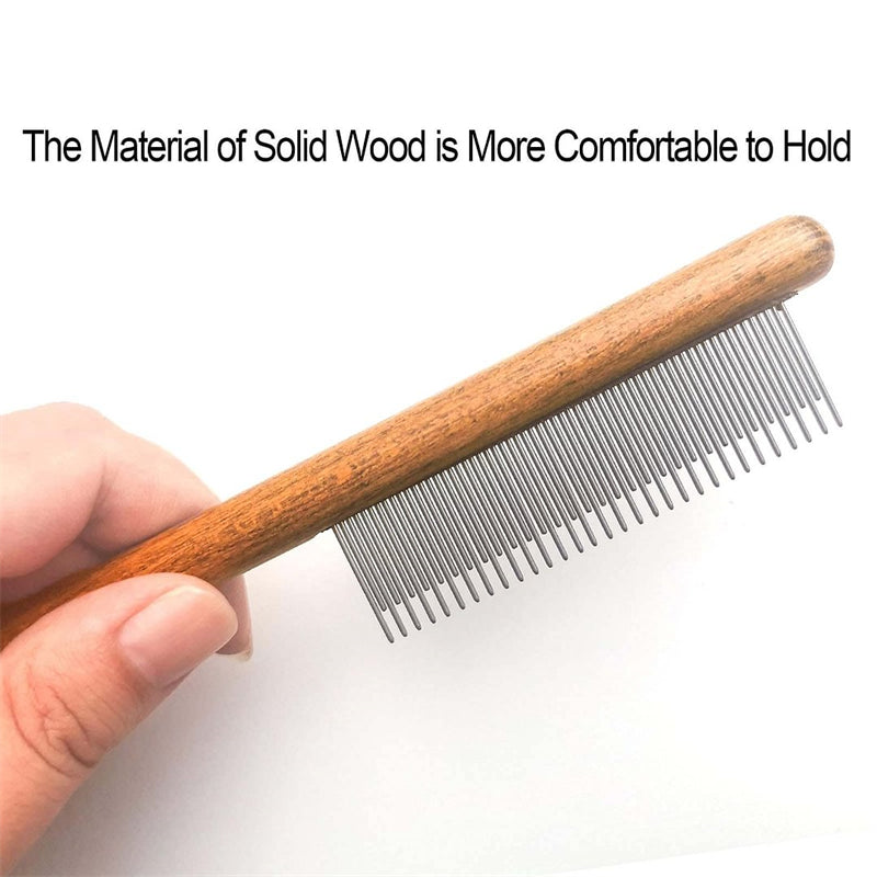 Solid Wood Pet Comb