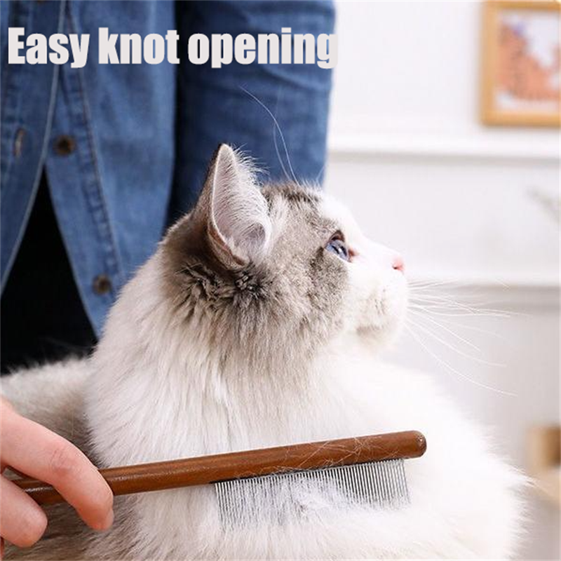 Solid Wood Pet Comb