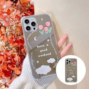 Clouds Tulip Anti-drop Phone Case