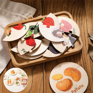 Wooden Puzzles Toddler Sensory Toys